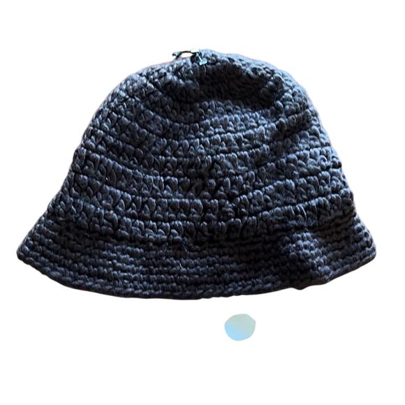 Fair Weather Accessories Brown Acrylic Knit Hat Cloche Flowers Warm Cozy NWT - Picture 2 of 3